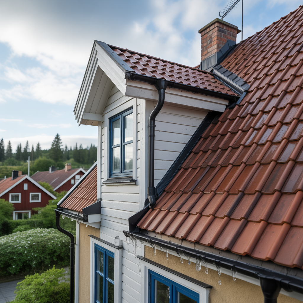 5.Sa skyddar du sadeltak och mansardtak mot fuktskador