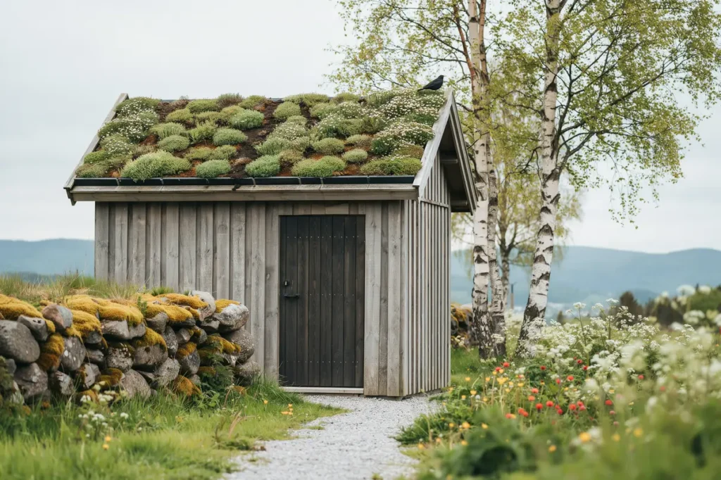 nytt sedumtak p f rr d i b ckefors dalsland